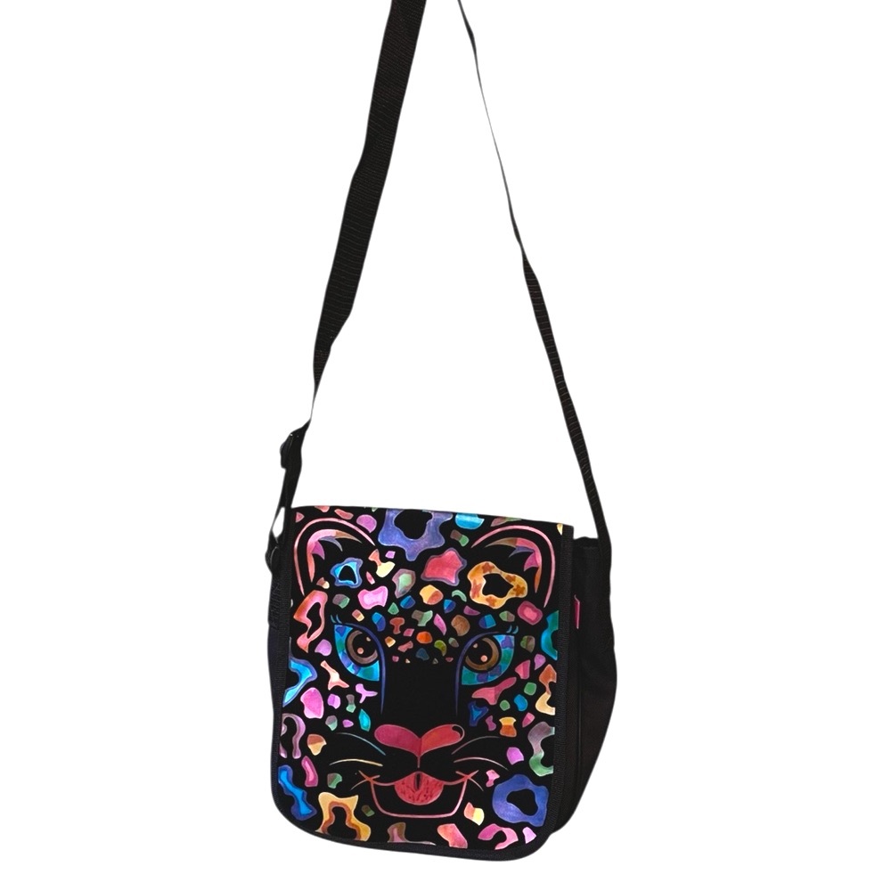 Cat Kitty Leopard Face Purse